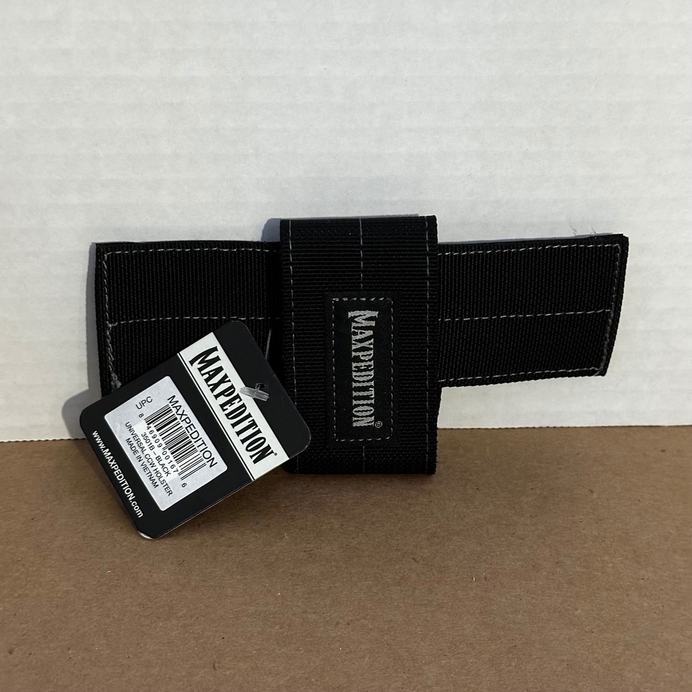 Maxpedition Universal CCW Holster Unisex OS Black New Hook Loop 3501B Tactical